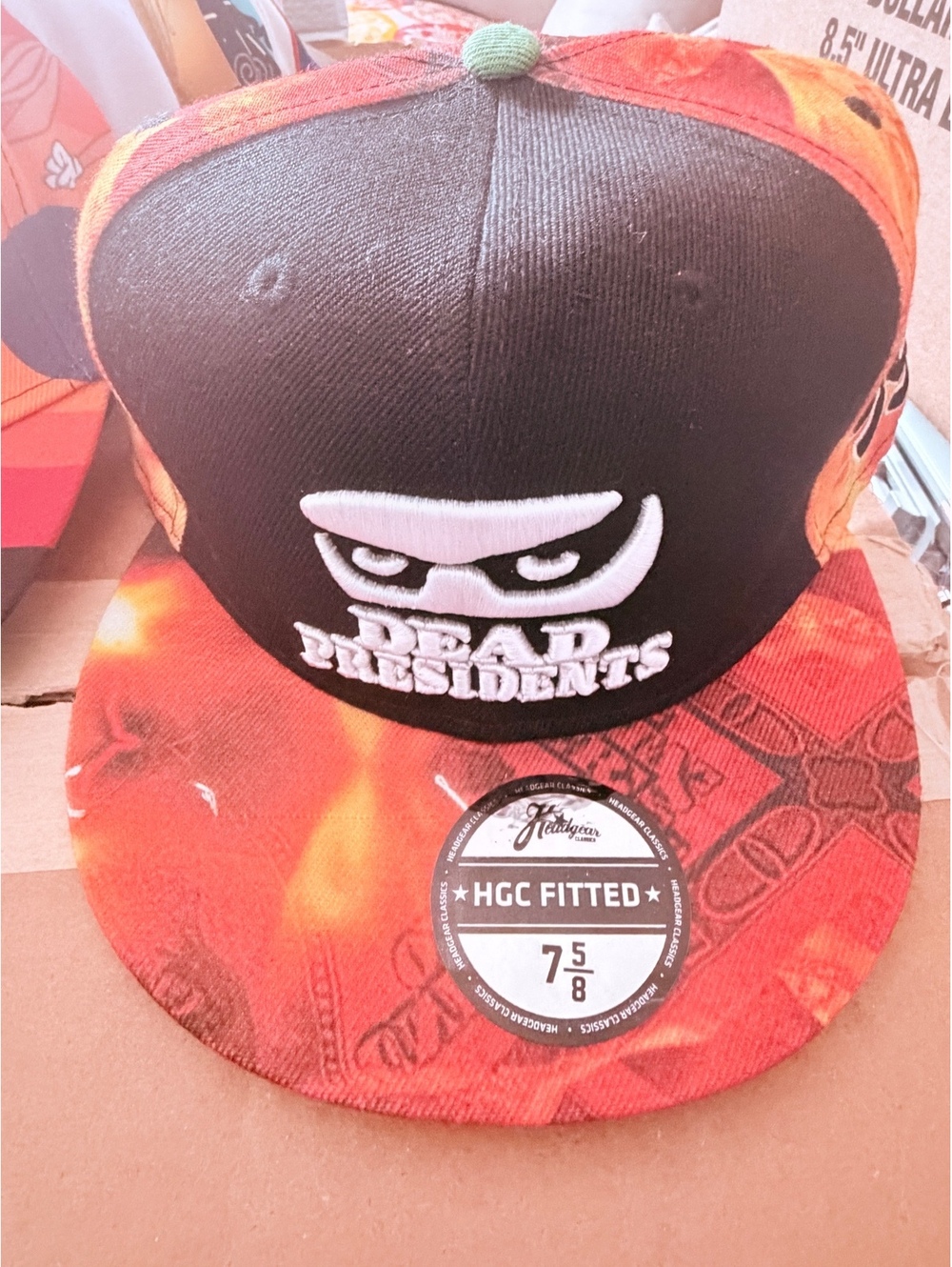 Dead Presidents Fitted Hat 7-5/8!!